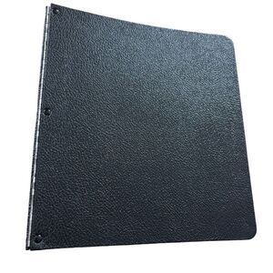 Norwood Black Pebble 3” Piano Hinge Heavy Duty 3 Ring Binder